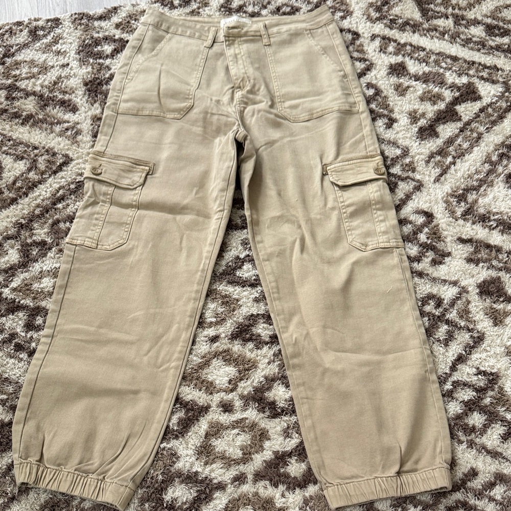 Risen Jeans Beige Cargo Pants